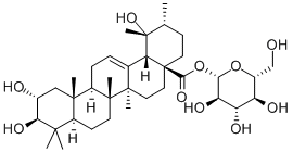 2α,3β,19α-Trihydroxyurs-12-ene-28-oic acid 28-β-D-glucopyranosyl ester