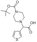 2-(4-BOC-哌嗪基)-2-(3-噻吩基)乙酸