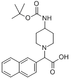 (4-BOC-AMINO-PIPERIDIN-1-YL)-NAPHTHALEN-2-YL-ACETIC ACID
