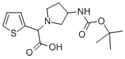 (3-BOC-AMINO-PYRROLIDIN-1-YL)-THIOPHEN-2-YL-ACETIC ACID