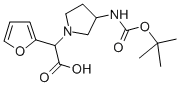 (3-BOC-AMINO-PYRROLIDIN-1-YL)-FURAN-2-YL-ACETIC ACID
