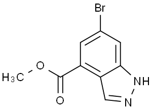 6-BroMo-1H-indazole-4-carboxylic acid Methyl ester
