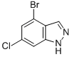4-BROMO(iodo)-6-CHLORO-1H-INDAZOLE