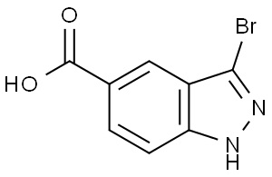 3-Bromo-5-(1H)indazole carbocylic acid