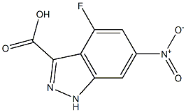 4-FLUORO-6-NITRO-3-(1H)INDAZOLE CARBOXYLIC ACID