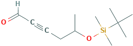 5-[[(1,1-Dimethylethyl)dimethylsilyl]oxy]-2-hexynal