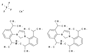 Bis(1,3-bis(2,6-diisopropylphenyl)imidazol-2-ylidene)copper(I) tetrafluoroborate