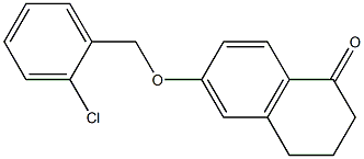 1(2H)-Naphthalenone, 6-[(2-chlorophenyl)methoxy]-3,4-dihydro-