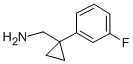 (1-(3-fluorophenyl)cyclopropyl)methanamine hydrochloride