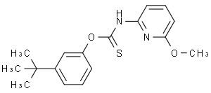 carbamothioicacid,(6-methoxy-2-pyridinyl)methyl-,o-(3-(1,1-dimethylethyl)p