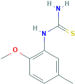 2-甲氧基-5-甲基苯基硫脲