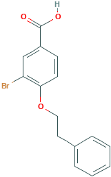 3-bromo-4-(2-phenylethoxy)benzoic acid