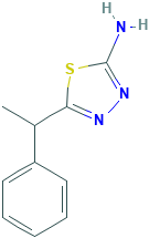 5-(1-Phenyl-ethyl)-[1,3,4]thiadiazol-2-ylamine