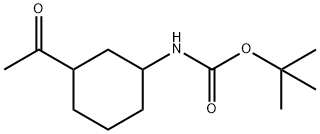 Carbamic acid, (3-acetylcyclohexyl)-, 1,1-dimethylethyl ester (9CI)