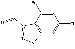 4-Bromo-6-chloro-1H-indazole-3-carbaldehyde