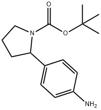 1-Pyrrolidinecarboxylic acid, 2-(4-aminophenyl)-, 1,1-dimethylethyl ester