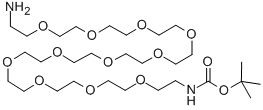 O-(2-氨基乙基)-O′-[2-(叔丁氧羰基-氨基)乙基]十聚乙二醇