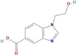 1-(2-hydroxyethyl)-1H-benzimidazole-5-carboxylic acid(SALTDATA: FREE)