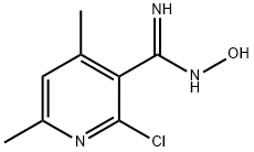 2-chloro-{N}'-hydroxy-4,6-dimethylpyridine-3-carboximidamide