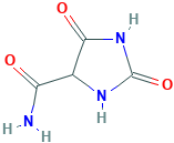 4-Imidazolidinecarboxamide,2,5-dioxo-(7CI,9CI)