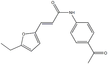 (E)-N-(4-acetylphenyl)-3-(5-ethylfuran-2-yl)prop-2-enamide