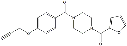 [4-(furan-2-carbonyl)piperazin-1-yl]-(4-prop-2-ynoxyphenyl)methanone