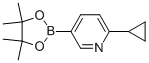 2-cyclopropyl-5-(tetramethyl-1,3,2-dioxaborolan-2-yl)pyridine