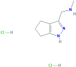 N-Methyl-1-(2,4,5,6-tetrahydrocyclopenta[c]-pyrazol-3-yl)methanamine dihydrochloride