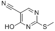 5-Pyrimidinecarbonitrile, 4-hydroxy-2-(methylthio)-
