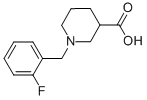 1-[(2-氟苯基)甲基]-3-哌啶甲酸