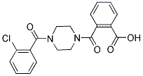 2-{[4-(2-CHLOROBENZOYL)PIPERAZIN-1-YL]CARBONYL}BENZOIC ACID