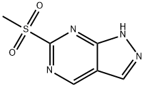 1H-Pyrazolo[3,4-d]pyrimidine, 6-(methylsulfonyl)-