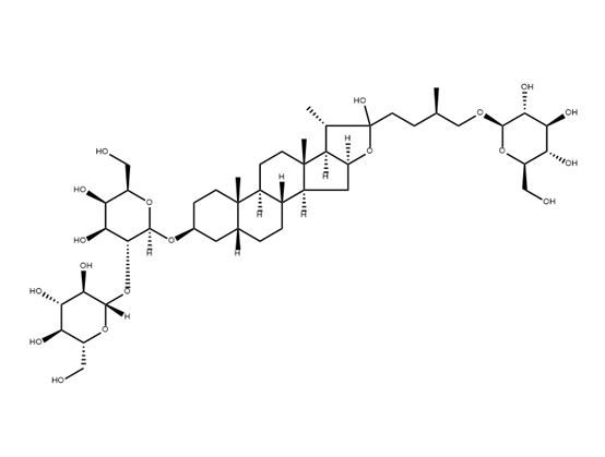 β-D-Galactopyranoside, (3β,5β,25R)-26-(β-D-glucopyranosyloxy)-22-hydroxyfurostan-3-yl 2-O-β-D-glucopyranosyl-