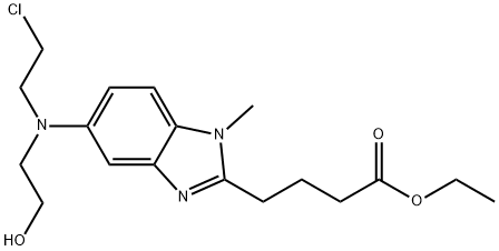 ethyl 4-(5-((2-chloroethyl)(2-hydroxyethyl)amino)