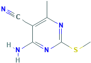 4-Amino-6-methyl-2-(methylsulfanyl)-pyrimidine-5-carbonitrile