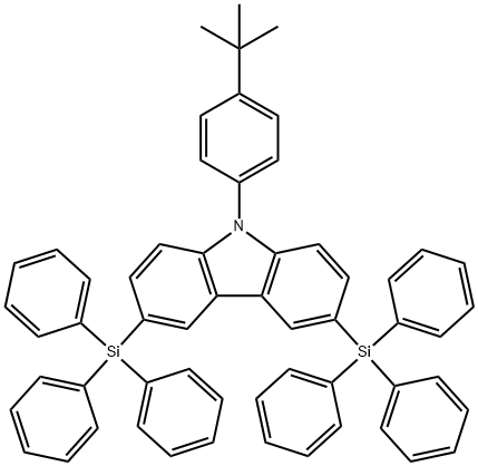 9-(4-tert-Butylphenyl)-3,6-bis(triphenylsilyl)-9H-carbazole