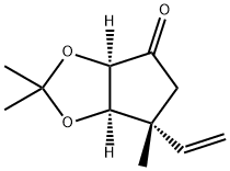 (3aR,4R,6aR)-2,2,4-trimethyl-4-vinyl-5,6a-dihydro-3aH-cyclopenta[d][1,3]dioxol-6-one