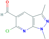1H-Pyrazolo[3,4-b]pyridine-5-carboxaldehyde, 6-chloro-1,3-dimethyl-