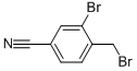 Benzonitrile, 3-bromo-4-(bromomethyl)-
