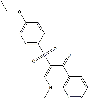 3-(4-ethoxyphenyl)sulfonyl-1,6-dimethylquinolin-4-one