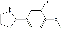 2-(3-chloro-4-methoxyphenyl)pyrrolidine