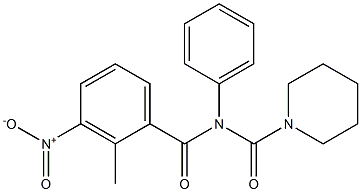 N-(2-methyl-3-nitrobenzoyl)-N-phenylpiperidine-1-carboxamide