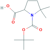 1-叔丁氧羰基-5,5二甲基吡咯烷-2甲酸