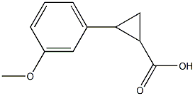 2-(3-甲氧基苯基)环丙烷-1-羧酸