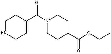 4-Piperidinecarboxylic acid, 1-(4-piperidinylcarbonyl)-, ethyl ester