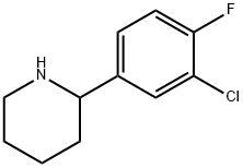 2-(3-chloro-4-fluorophenyl)piperidine