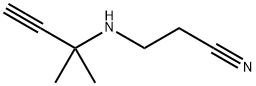3-[(2-methylbut-3-yn-2-yl)amino]propanenitrile