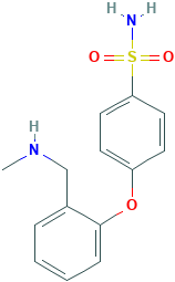 4-[2-(methylaminomethyl)phenoxy]benzenesulfonamide