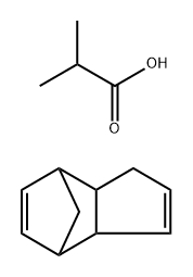 Propanoic acid, 2-methyl-, reaction products with dicyclopentadiene, distn. residues