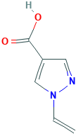 1-vinyl-1H-pyrazole-4-carboxylic acid(SALTDATA: FREE)